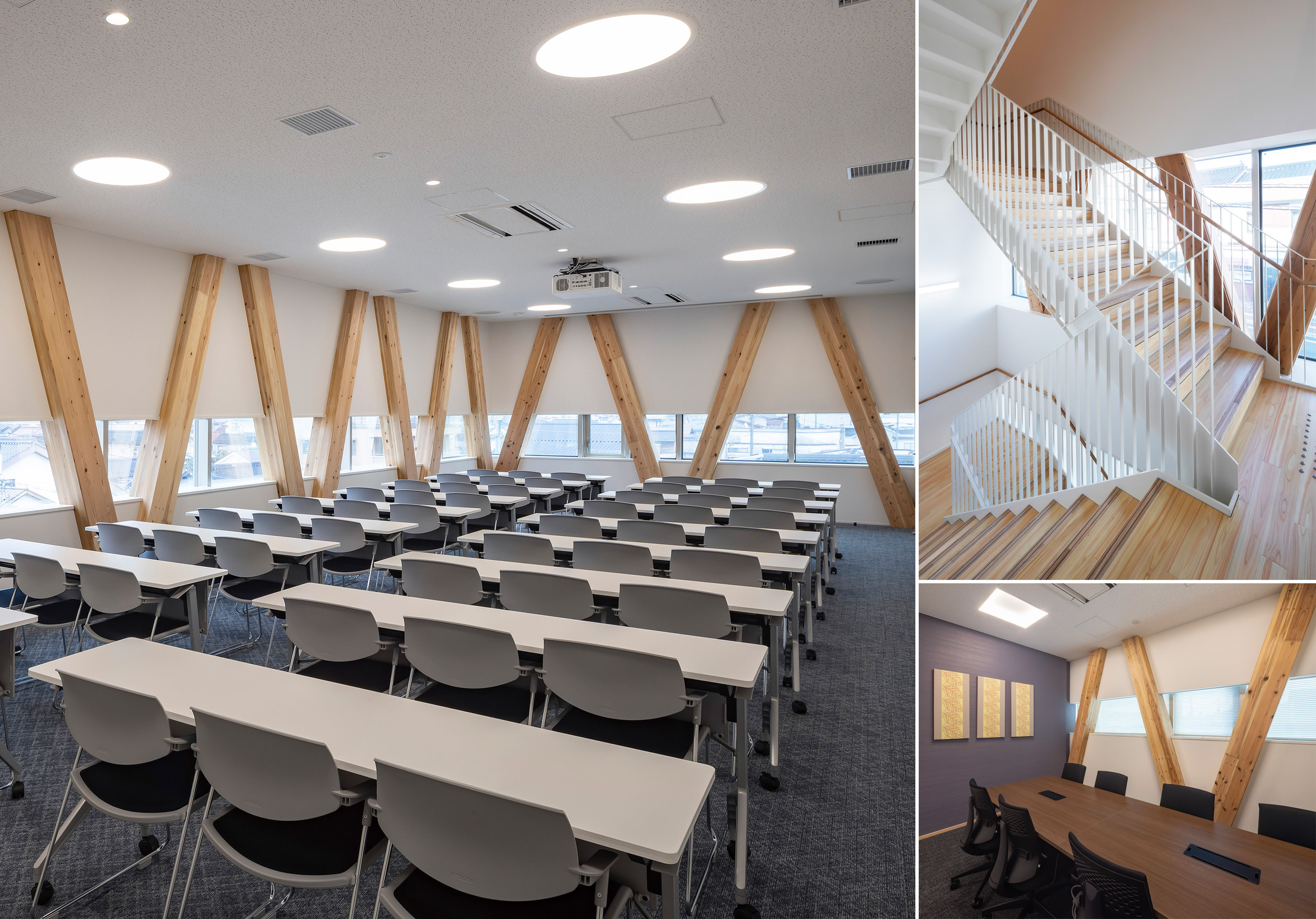 ウッドデザイン賞 受賞作品データベース | 広島銀行十日市支店 2024年